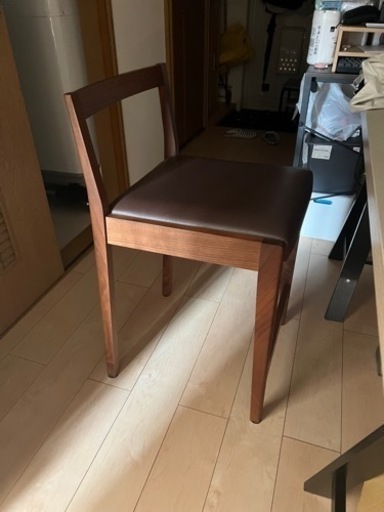 合成皮革　椅子　チェア　木製　カウンターチェア