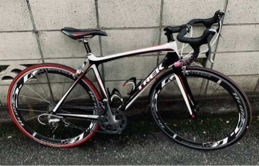 【自転車譲ります,現金優先】状態良好！美車！TREK Madone 4.7 ULTEGRA & AEOLUS 5.0 ACCカーボンホイール 2009年製フルカーボン