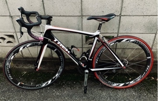 【自転車譲ります,現金優先】状態良好！美車！TREK Madone 4.7 ULTEGRA & AEOLUS 5.0 ACCカーボンホイール 2009年製フルカーボン