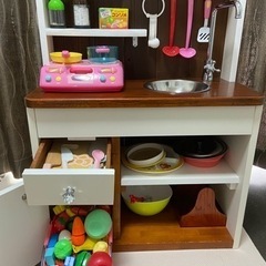 おままごとキッチン　DIY 自作の画像