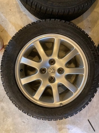 プジョー　アルミホイール　205/55R16