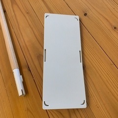 最終値下げしました　無印良品　掃除用品システム　木製ポール　フローリングモップの画像