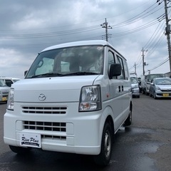 総額21.8万円 マツダ スクラム PA 車検2年付き 機関良好 ヘッドライトレベライザーの画像