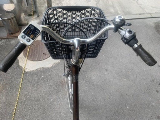 茶色パナソニック電動自転車