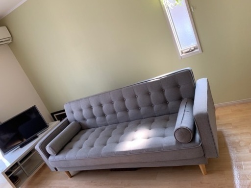 美品　ニトリ　ソファベット　大型