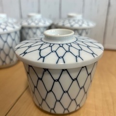 お値下げ‼️⭐︎茶碗蒸し食器/有田焼/景山5点セットの画像