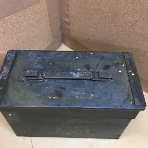 S176 ⭐ アーミーケース 弾薬箱　AMMO BOX 横30✕幅15.5✕縦18.5cm