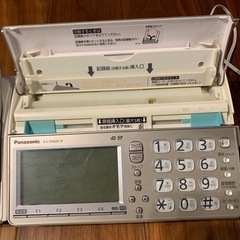 パナソニックファックス付き子機付き電話機の画像