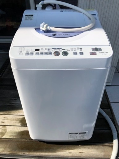 SHARP 全自動洗濯機 ES-TG55L-A 2012年式