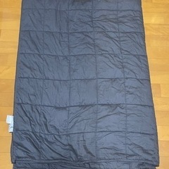 ウェイトブランケット シングルサイズ グレーの画像