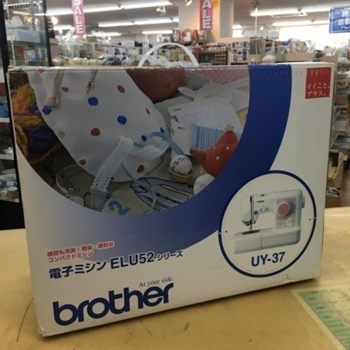 S166 ⭐ ブラザー brother 電子ミシン UY-37 ELU52 ⭐動作確認済⭐クリーニング済