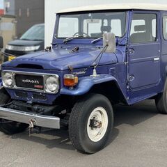 希少！即乗りOK！ クーラー付き！ トヨタ ランドクルーザー 40系 K-BJ41V  4MT 調子よい！ ランクル ヨンマル 札幌発の画像