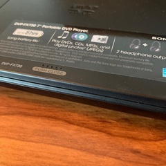 SONY portable CD/DVD PLAYERの画像