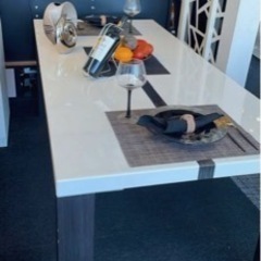 シギヤマ家具、椅子6脚ABORD、7点セットダイニングテーブル UV塗装‼️の画像