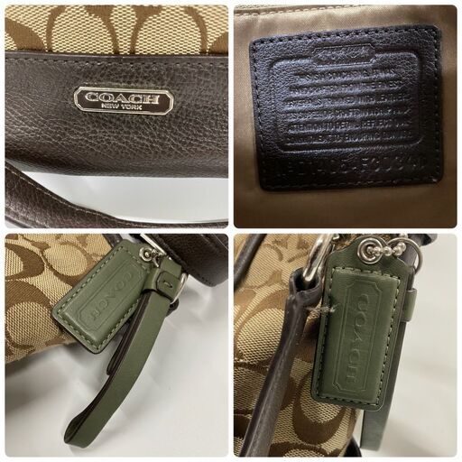 COACH コーチ シグネチャー 2way ショルダートートバッグ コーチトートバッグ F30341