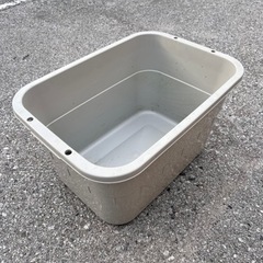【一旦終了】めだか飼育専用グレー容器　大容量　USED