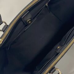 【COACH】コーチ レザーハンドバッグ 33995 ブラック 黒　レディース　ゴールド金具の画像