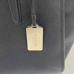 【COACH】コーチ レザーハンドバッグ 33995 ブラック 黒　レディース　ゴールド金具の画像