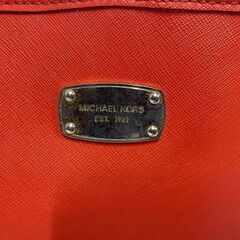 【MICHAEL KORS】マイケルコース　トートバッグ　ハンドバッグ　赤の画像
