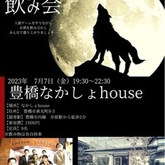 【1人参加大歓迎♪】豊橋人狼ゲーム飲み会🐺