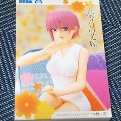 五等分の花嫁　ちょこのせプレミアムフィギュア　中野一花