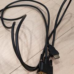 HDMI-DVI変換ケーブル（2m）