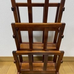 【豊岡クラフト】三段マガジンラック