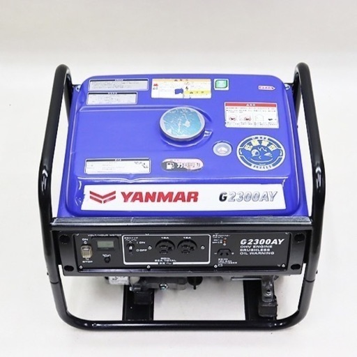 お話し中 発電機 YANMAR G2300AY-6 建設機械 ガソリン 100V 60Hz ヤンマー 中古 625