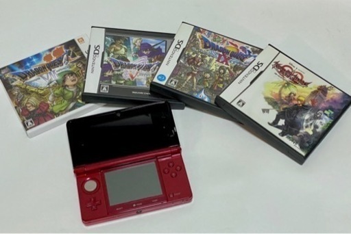 ニンテンドー3DSメタリックレッド＋ソフト4本