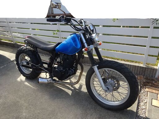 TW200 青 ローダウン ロンスイ スカチューン スパトラ カスタム