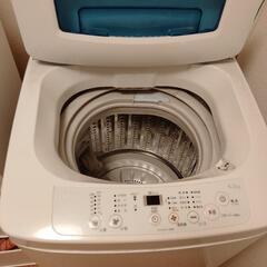 洗濯機とベッドのセット