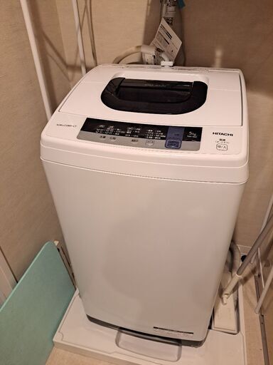 決定しました。洗濯機　5キロ　日立