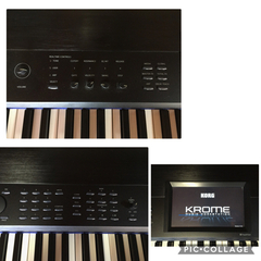 KORG シンセサイザー KROME-88 スタンド 譜面台付の画像