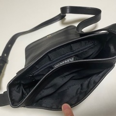 黒　肩掛けショルダーバックの画像