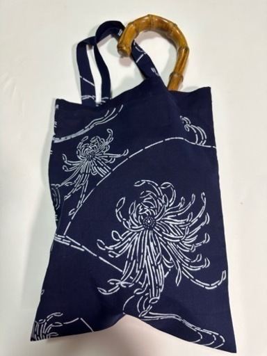 日傘　乱菊　トートバッグ付き　折りたたみ　作成店(布別で2万円程)  より格安 