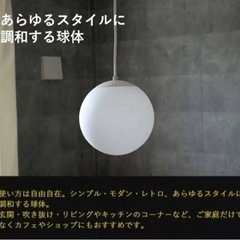 ガラスボールペンダントの画像