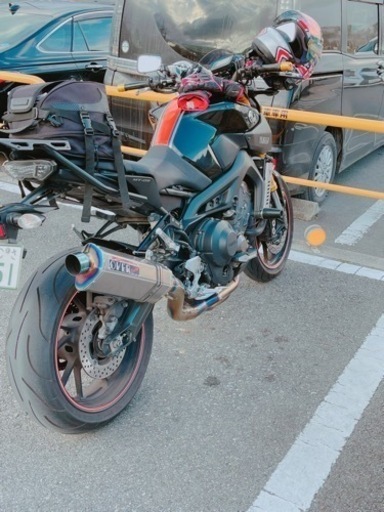 ヤマハMT09用OVER RACING チタンフルエキ