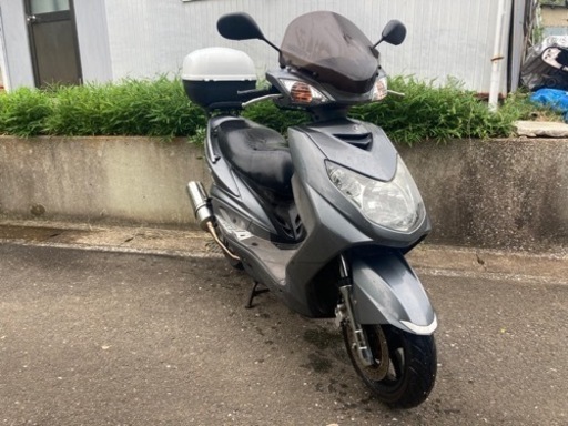 夏セール‼️軽整備済み‼️シグナスx ボックス　低走行　燃料ポンプ新品　社外マフラー　風防