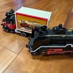 【差し上げます】汽車とディズニーバス
