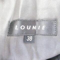 LOUNIE 膝丈 ハイウエストタイトスカート 38 M～L　チェック柄　ルーニィ【ネット決済・配送可能】の画像
