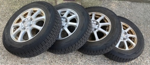145/80r13ホイル付き冬タイヤ