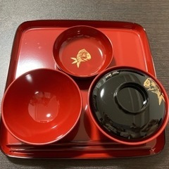 百日祝い　お祝膳用食器
