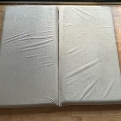 カインズ　ロングフロアクッション flattyフラッティ　防水カバー　セット　2枚組の画像