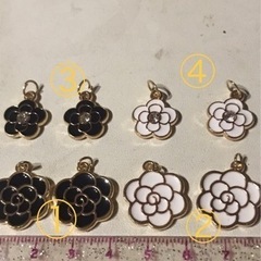 ハンドメイド品マスクチャーム在庫整理中の画像