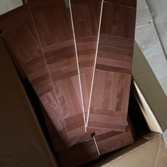 桜の木のフロアタイル　Cherry tree floor tile