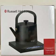 【開封未使用品】Russell Hobbs 7106JP-BK 電気ケトル 楽天市場】特典付き！ Russell Hobbs ラッセルホブス 【 T Kettle 0.6