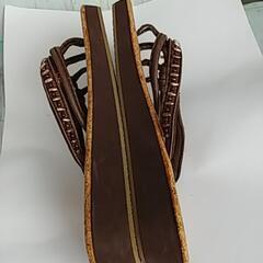 キスマーク　コルクサンダル　美品の画像