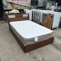 ☆人気の収納付きセミダブル!!☆ ニトリ ベッドフレーム＆マットレス N