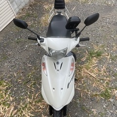 即乗り可！バックレスト外しました。SUZUKI アドレスv125g 乗ってますの画像