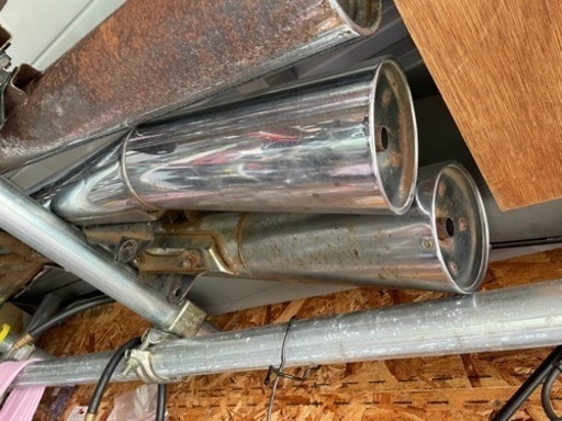 CB750FRC04純正マフラーマフラーフランジ・カラーサービスで付けます